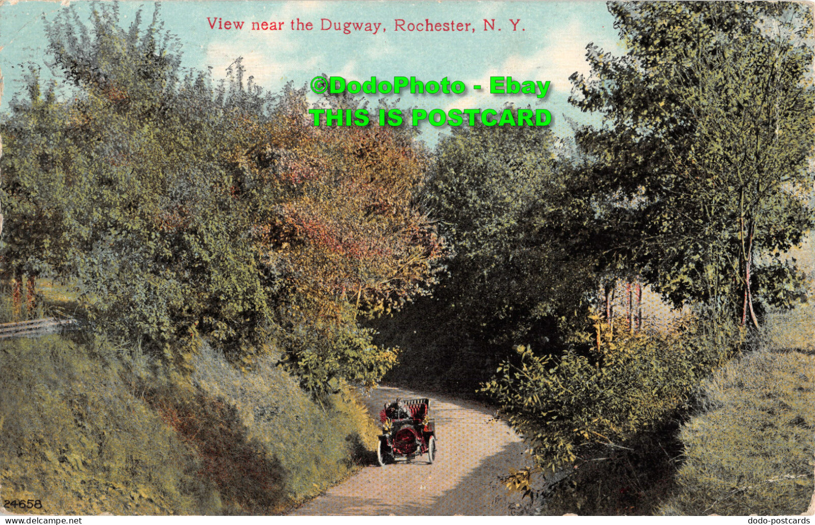 R416705 View Near The Dugway. Rochester. N. Y. 24658. 1910 - Monde