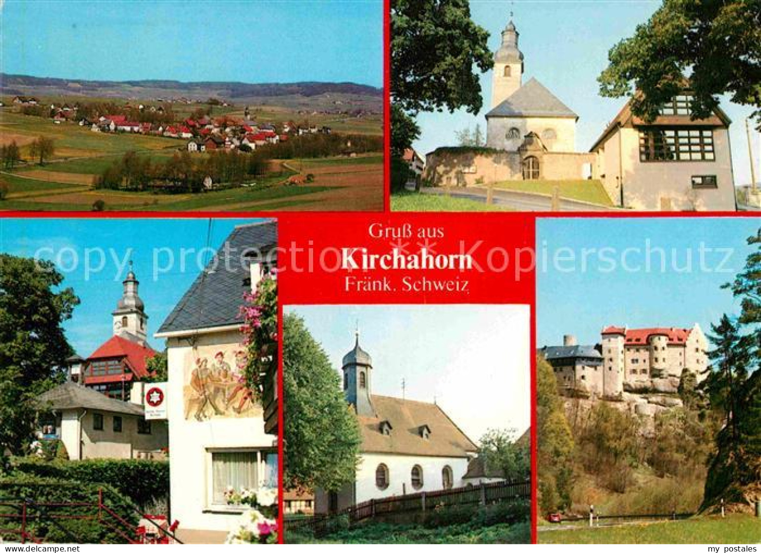 72743047 Kirchahorn Gasthof Pension Fraenkische Schweiz Ailsbachtal Kirche Schlo - Sonstige & Ohne Zuordnung