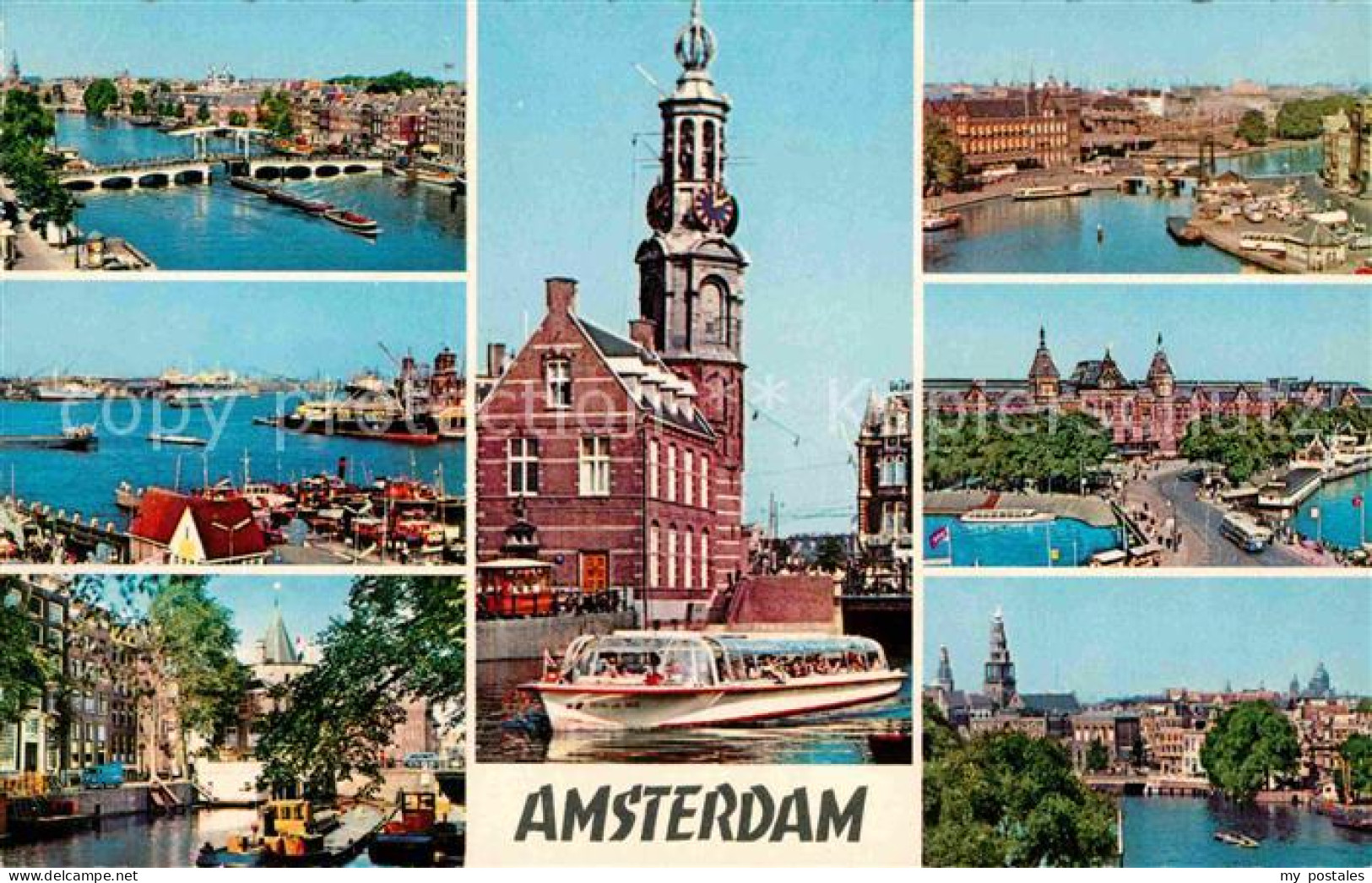72743038 Amsterdam Niederlande Stadtansichten Ausflugsboot Gracht Hafen Amsterda - Autres & Non Classés
