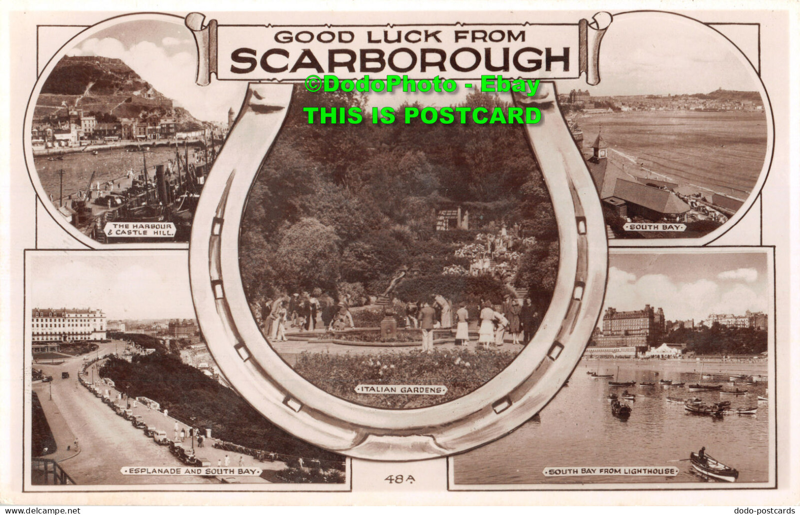 R416708 Good Luck From Scarborough. 48A. Bamforth. Multi View - Monde