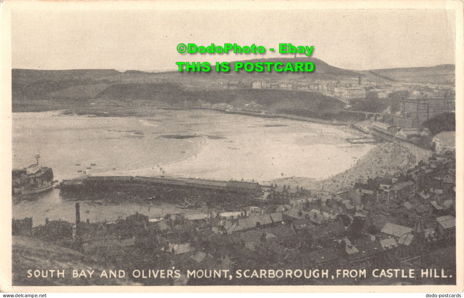 R416710 South Bay And Olivers Mount. Scarborough. From Castle Hill. The Graphic - Monde