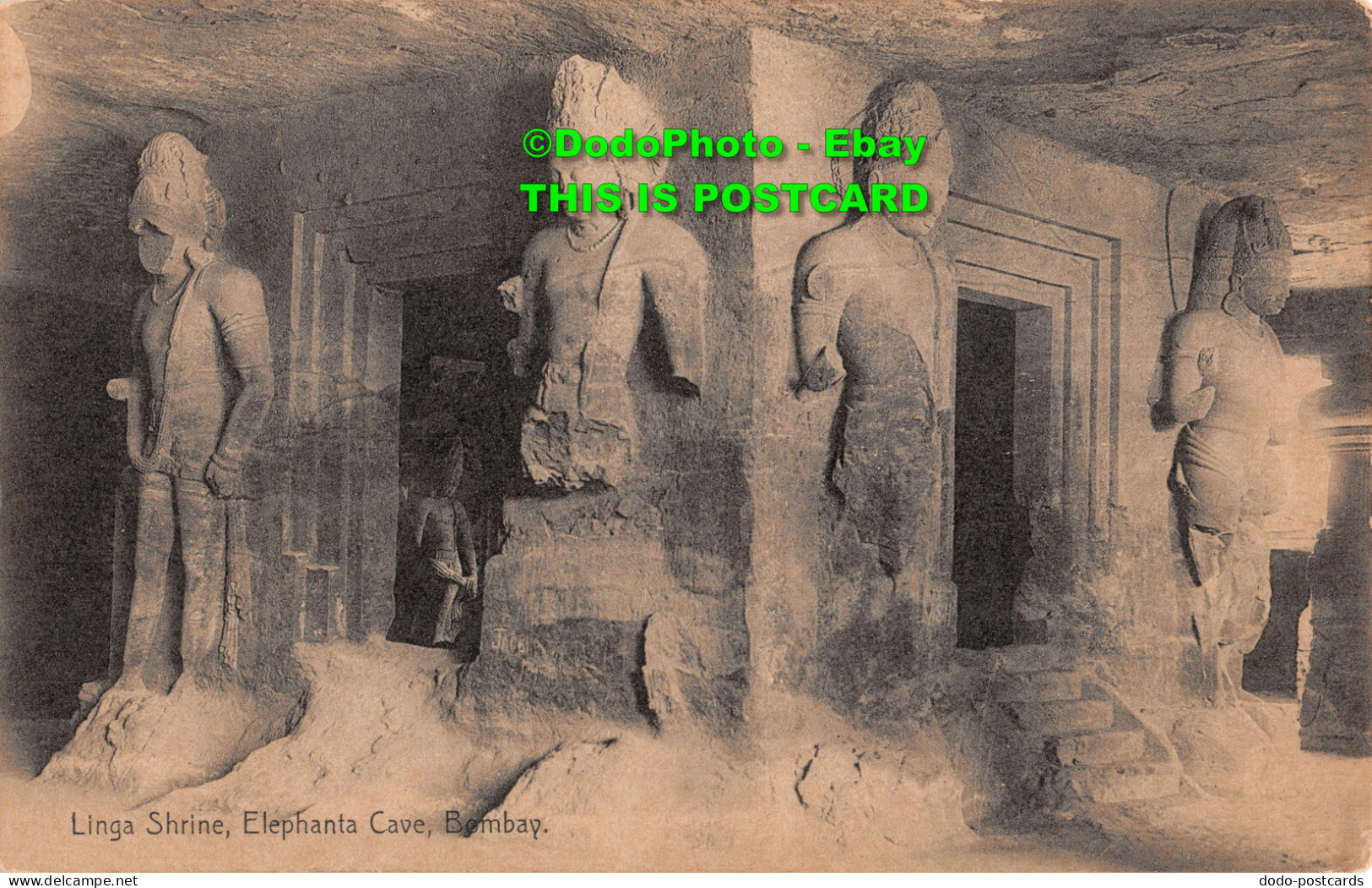 R416302 Linga Shrine. Elephanta Cave. Bombay. Clifton - Monde