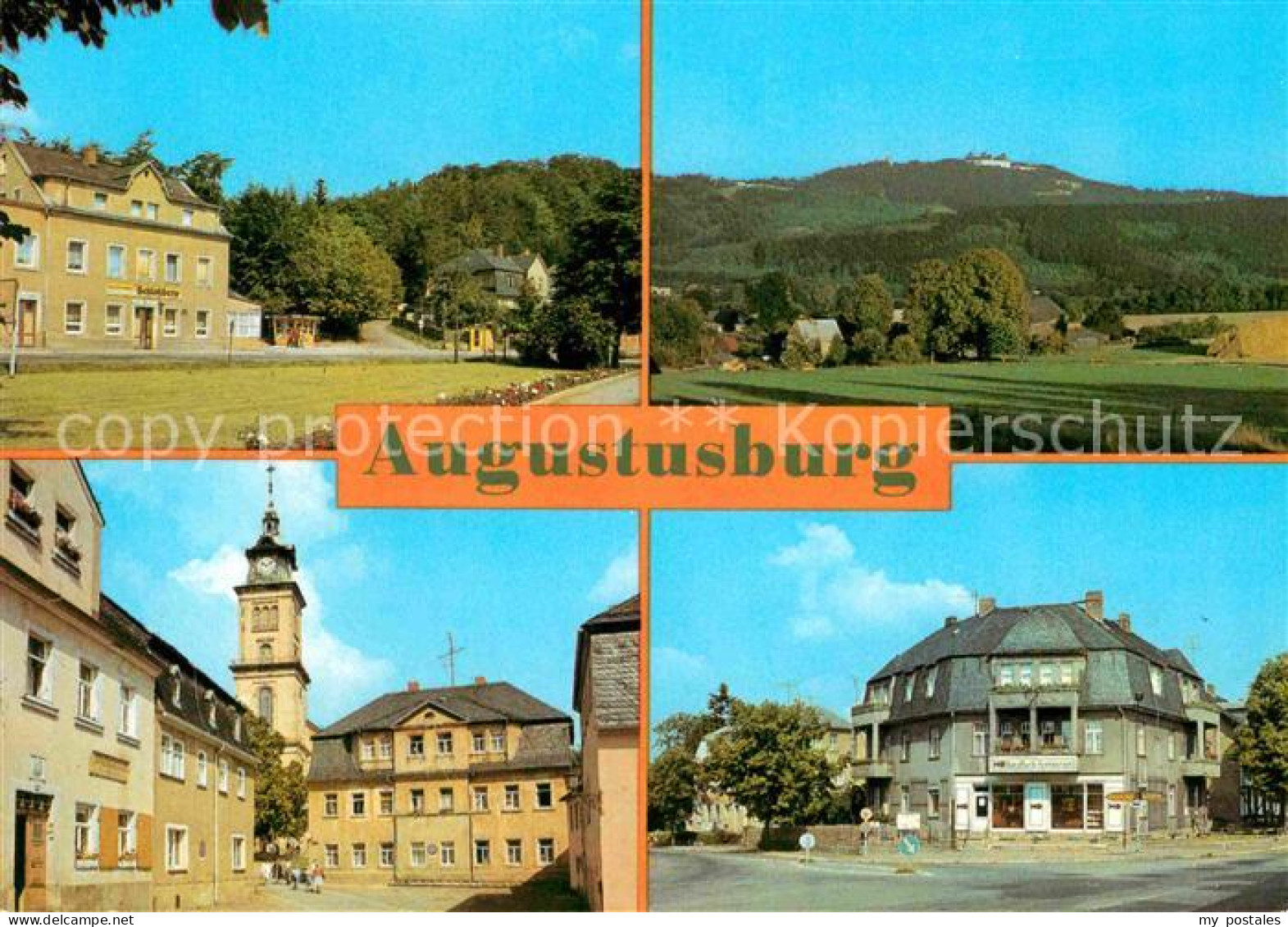 72743000 Augustusburg Restaurant-Zum-Schlossberg Eppendorf Augustusburg Markt Ka - Augustusburg