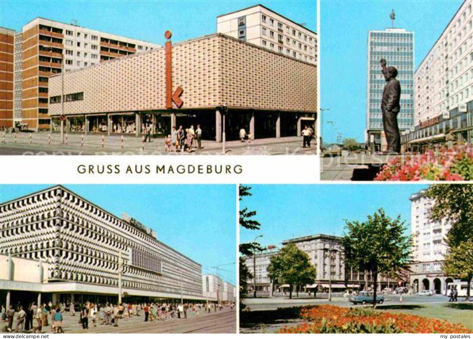 72742930 Magdeburg Erich-Weinert-Denkmal Haus-des-Lehrers Wilhelm-Pieck-Allee Ot - Magdeburg