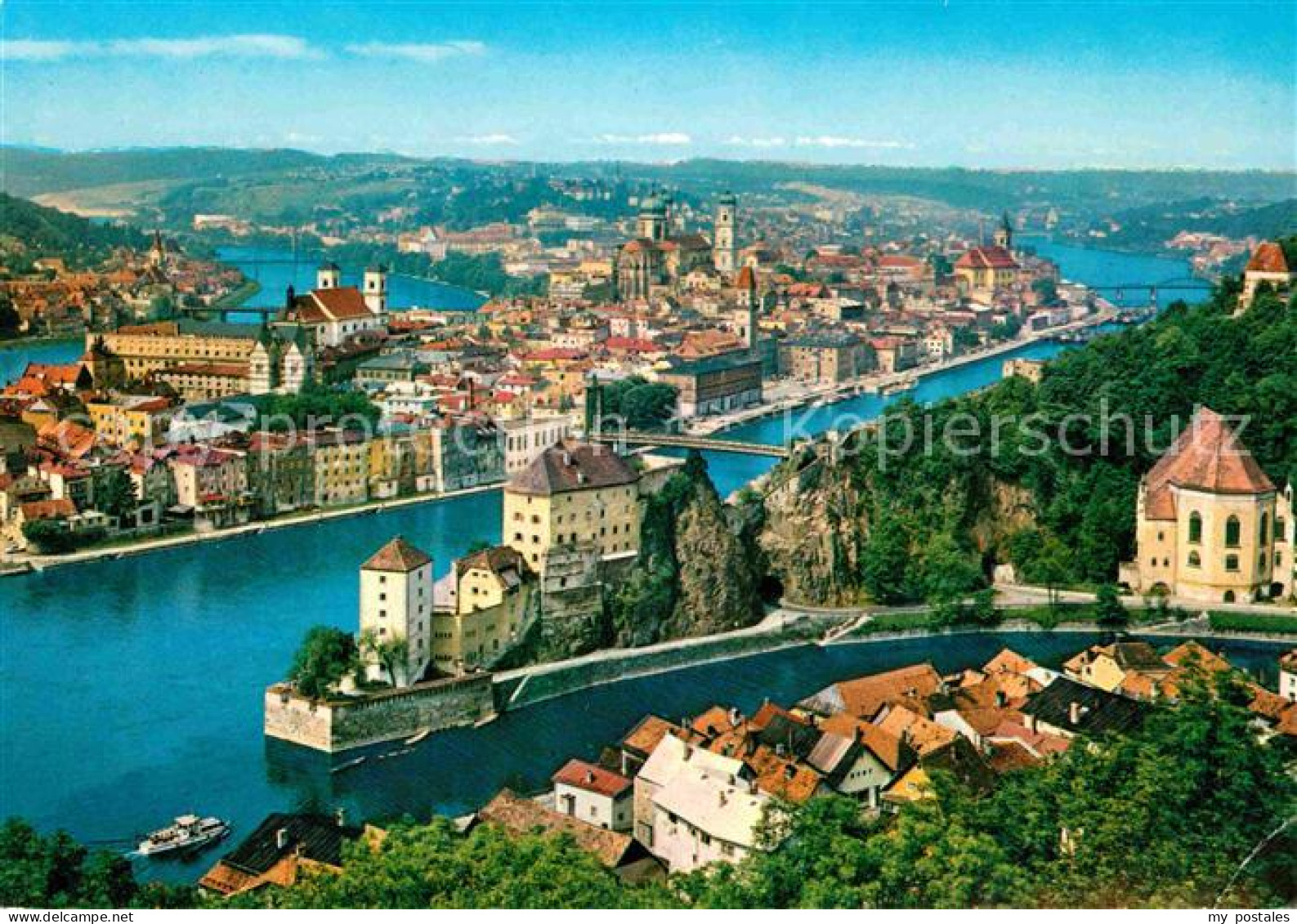 72742747 Passau Dreifluessestadt Mit Inn Donau Und Ilz Passau - Passau