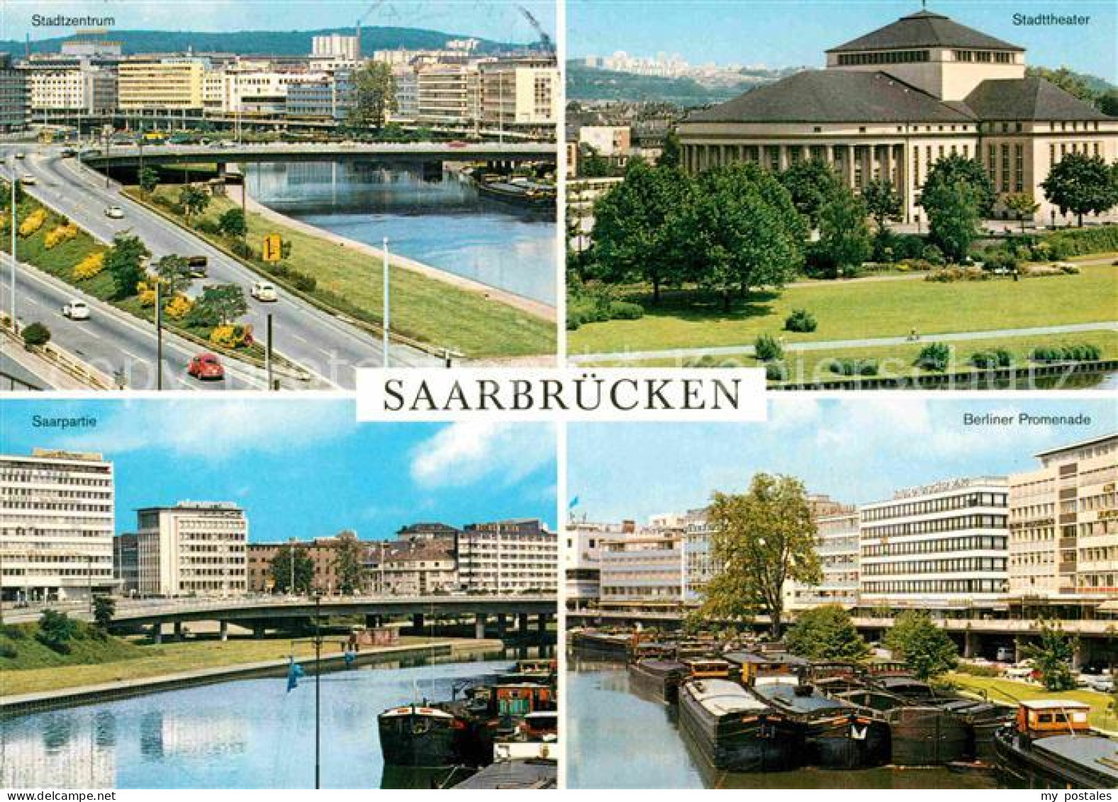 72742364 Saarbruecken Stadtzentrum Stadttheater Saarpartie Berliner Promenade Sa - Saarbruecken