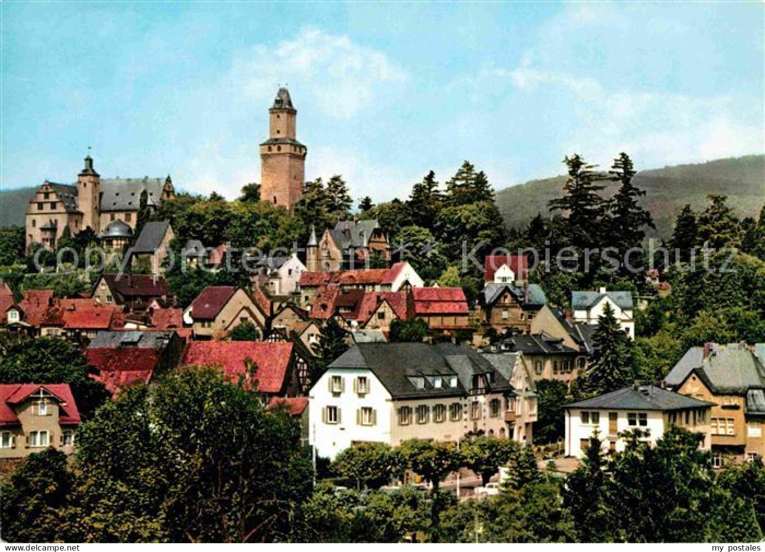 72742362 Kronberg Taunus Teilansicht Mit Burg Kronberg Kronberg Im Taunus - Autres & Non Classés