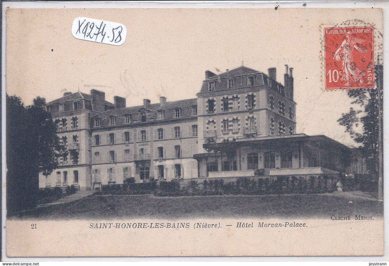 ST-HONORE-LES-BAINS- HOTEL MORVAN-PALACE - Saint-Honoré-les-Bains