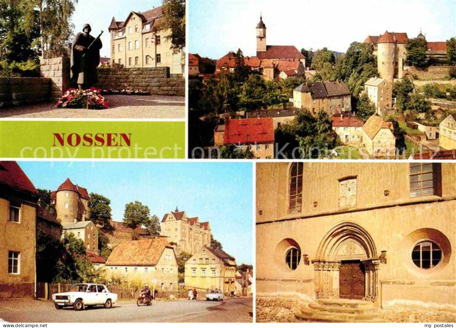 72742164 Nossen Ehrenmal Schloss Stadtkirche Mit Portal Aus Altzella Nossen - Nossen