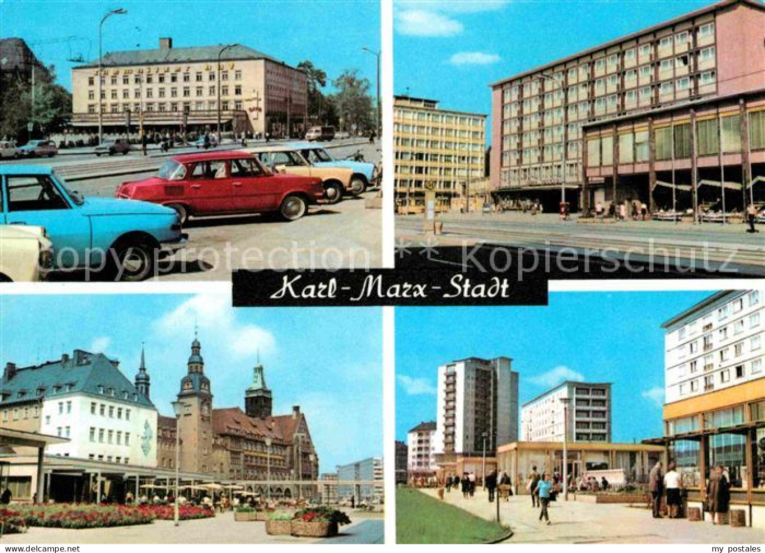 72742150 Karl-Marx-Stadt Interhotel-Chemnitzer-Hof Interhotel-Moskau Rosenhof Mi - Chemnitz