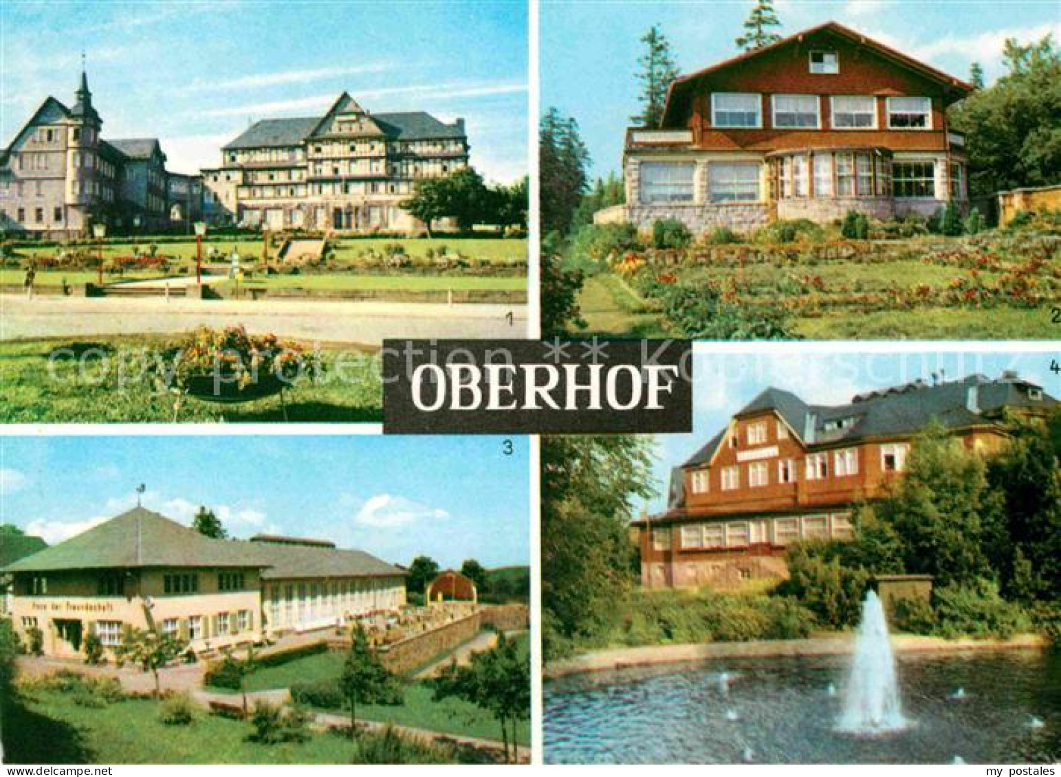 72742100 Oberhof Thueringen Ernst-Thaelmann-Haus Cafe-Luisensitz FDGB-Heim-Stach - Oberhof