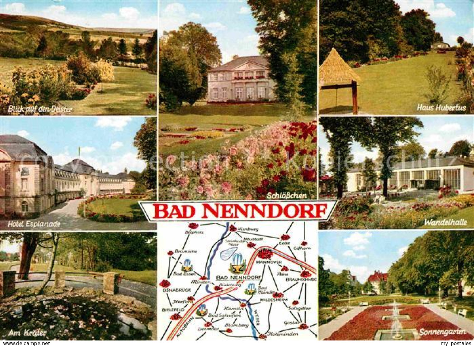 72742058 Bad Nenndorf Deister Haus-Hubertus Wandelhalle Hotel-Esplanade Krater   - Bad Nenndorf