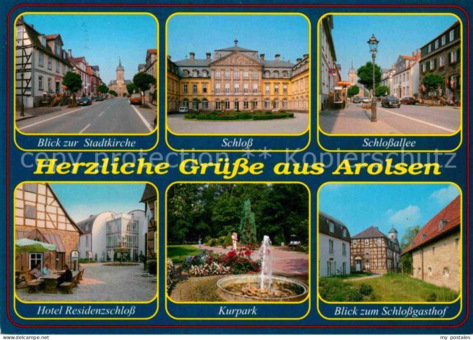 72741940 Bad Arolsen Stadtkirche Schloss Schlossallee Hotel Residenzschloss Kurp - Bad Arolsen
