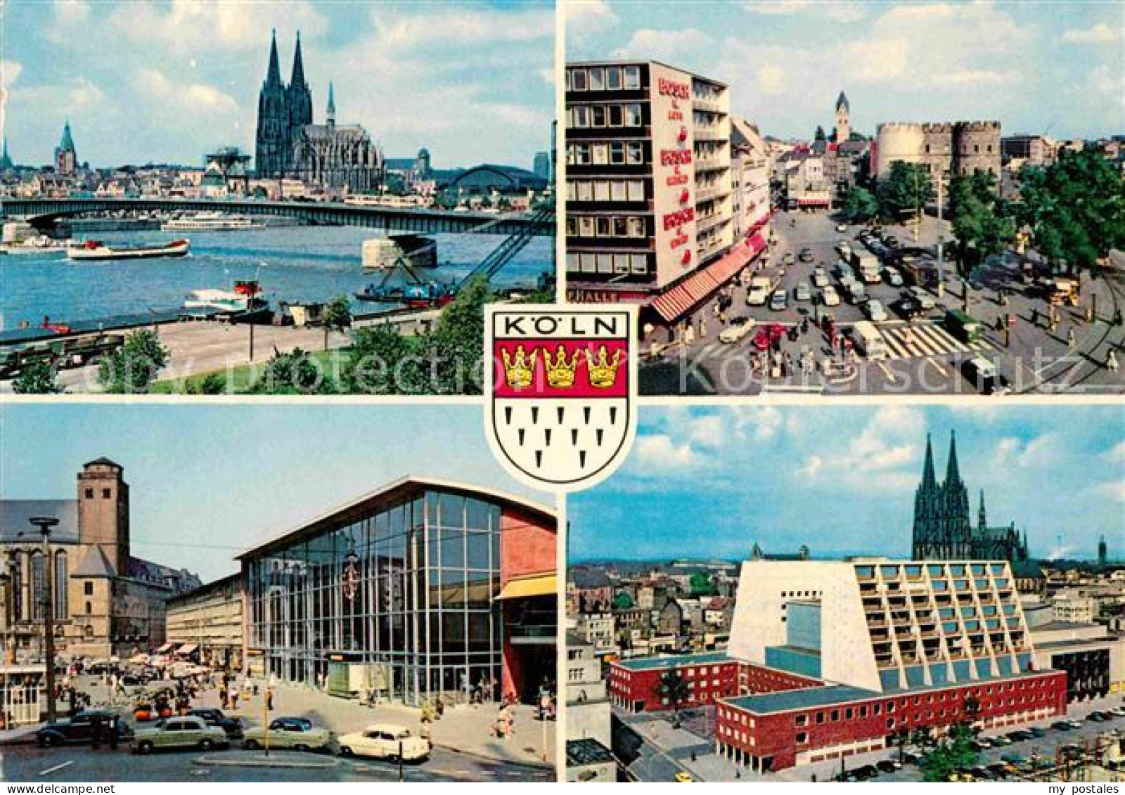 72741914 Koeln Rhein Dom Marktplatz Bahnhof Terrassenhaus Koeln - Köln