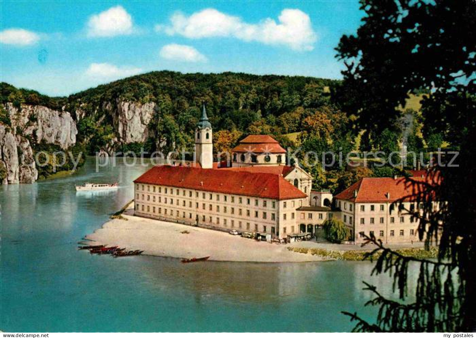 72741894 Weltenburg Kelheim Kloster Weltenburg Donaudurchbruch Kelheim - Kelheim