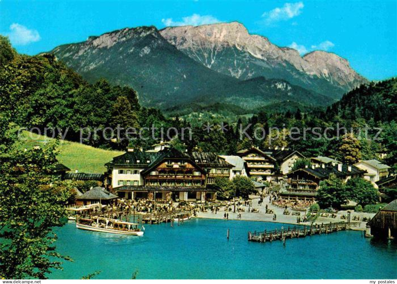 72741834 Koenigssee Seelaende Mit Blick Zum Untersberg Schoenau Am Koenigssee - Other & Unclassified