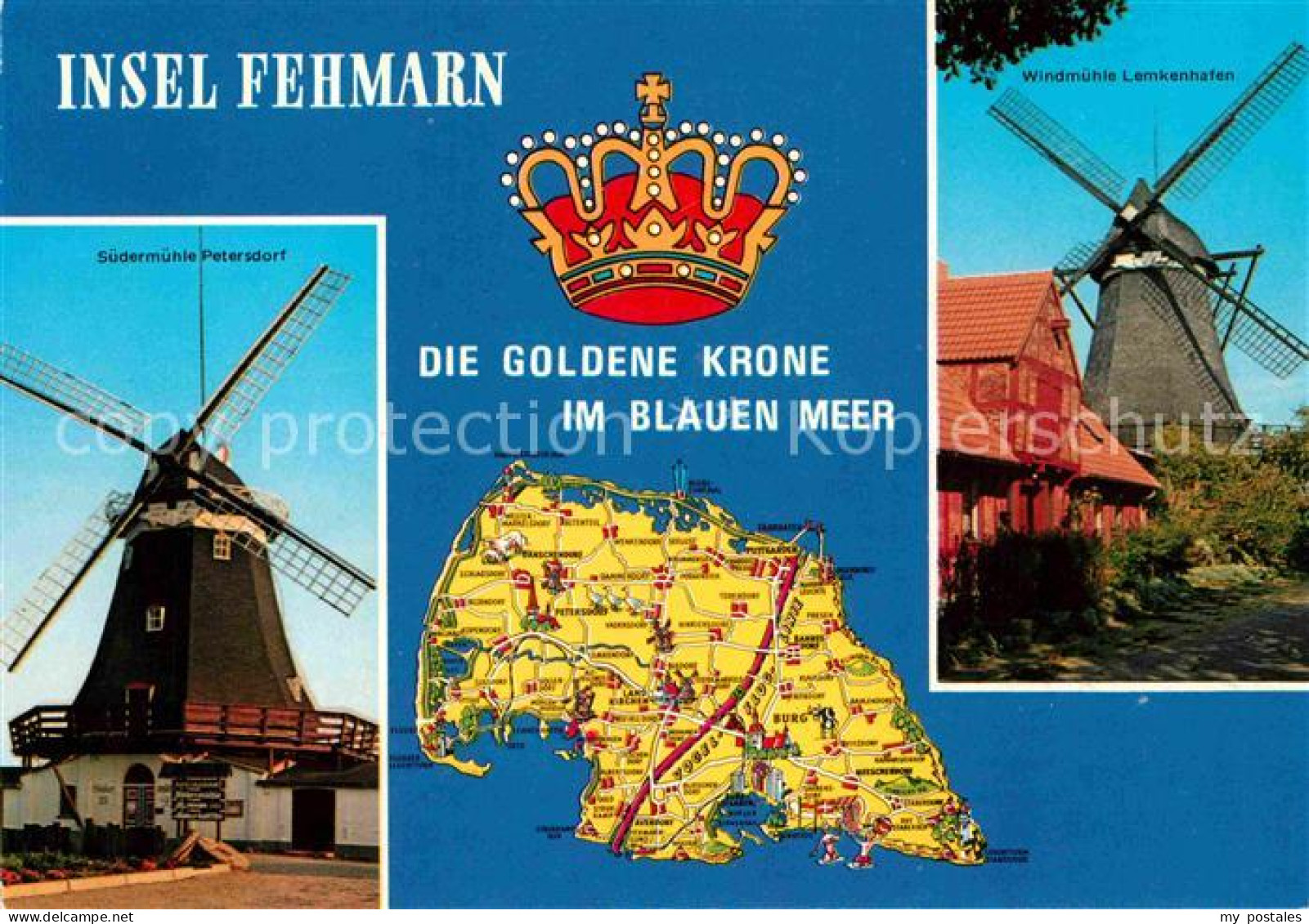 72741830 Fehmarn Suedermuehle Petersdorf Windmuehle Lemkenhafen Fehmarn - Fehmarn