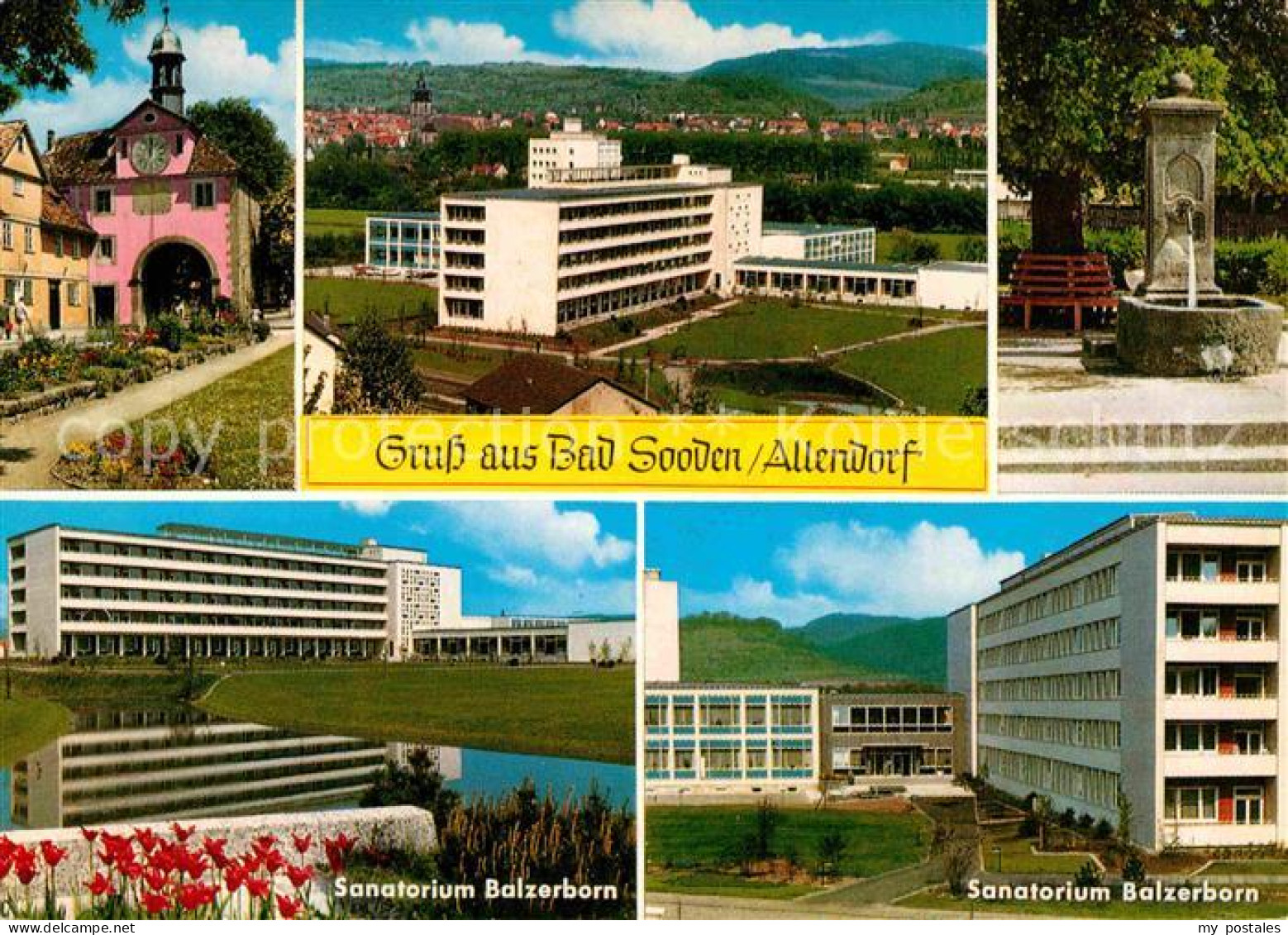 72741236 Bad Sooden-Allendorf Tor Sanatorium Brunnen Bad Sooden-Allendorf - Bad Sooden-Allendorf