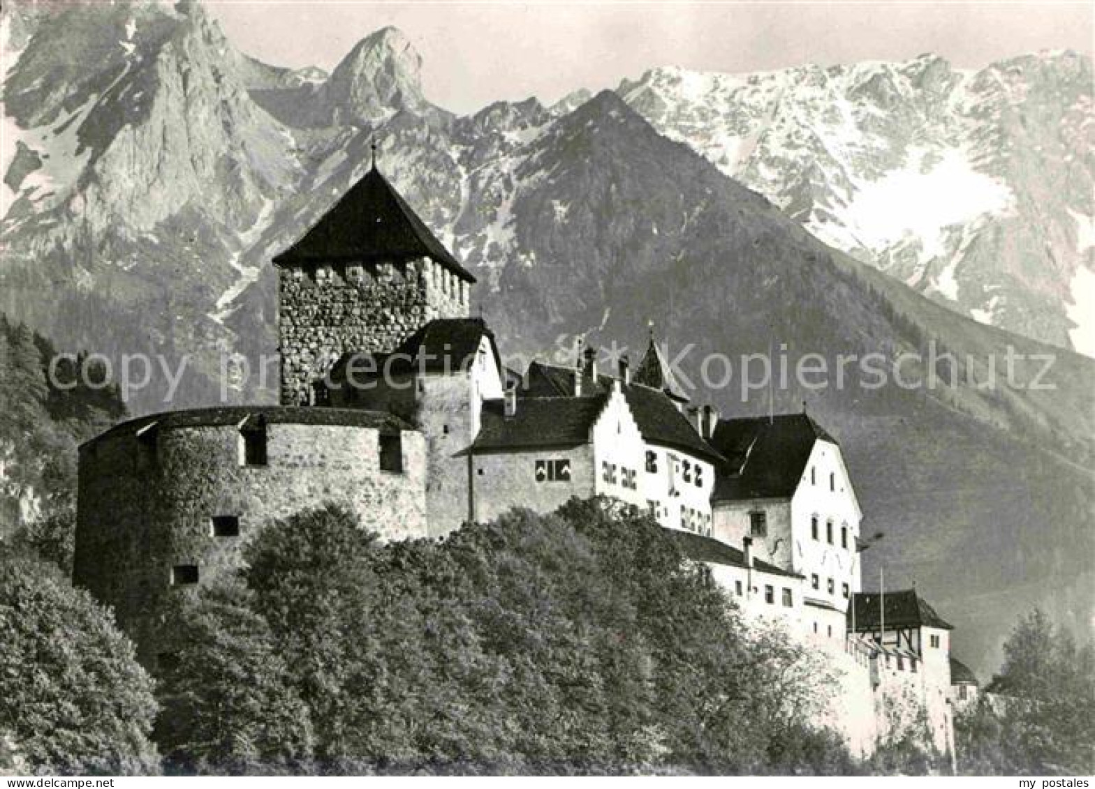 72741166 Vaduz Schloss Mit Falknis Raetikon Vaduz - Liechtenstein