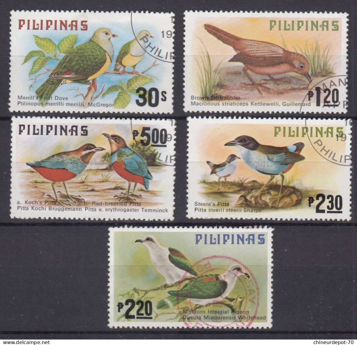 Philippines Pilipinas Oiseaux - Andere & Zonder Classificatie