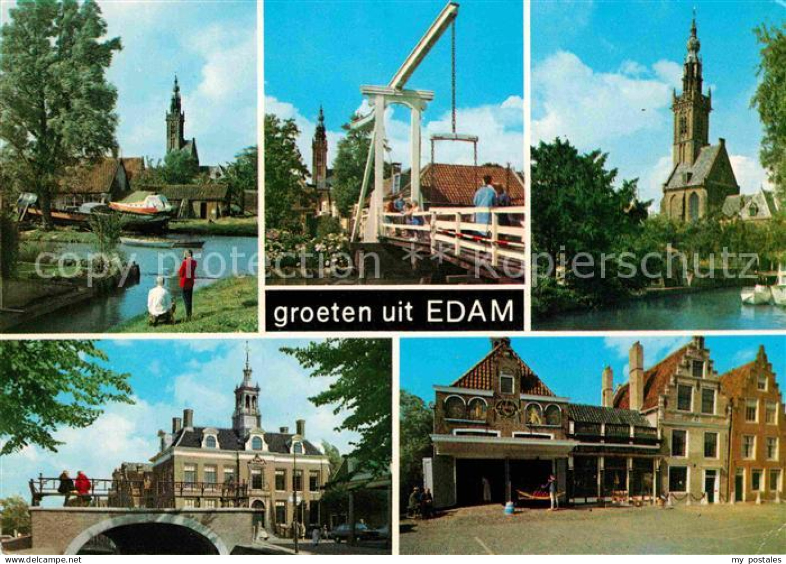 72741070 Edam Ortsansichten Mit Kirche Zugbruecke Edam - Other & Unclassified