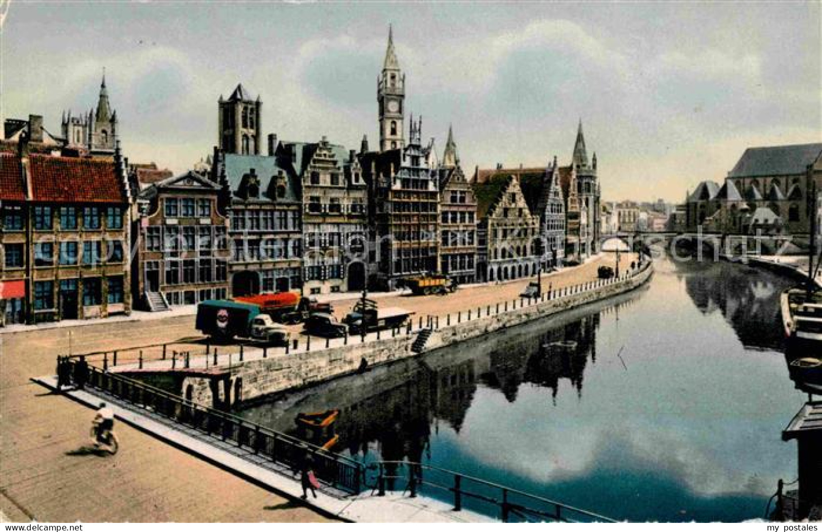 72740947 Gand Belgien Quai Aux Herbes Gent Flandern - Andere & Zonder Classificatie