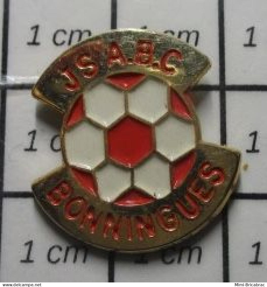1516c Pin's Pins / Beau Et Rare / SPORTS / CLUB FOOTBALL JS ABC BONNINGUES - Fussball