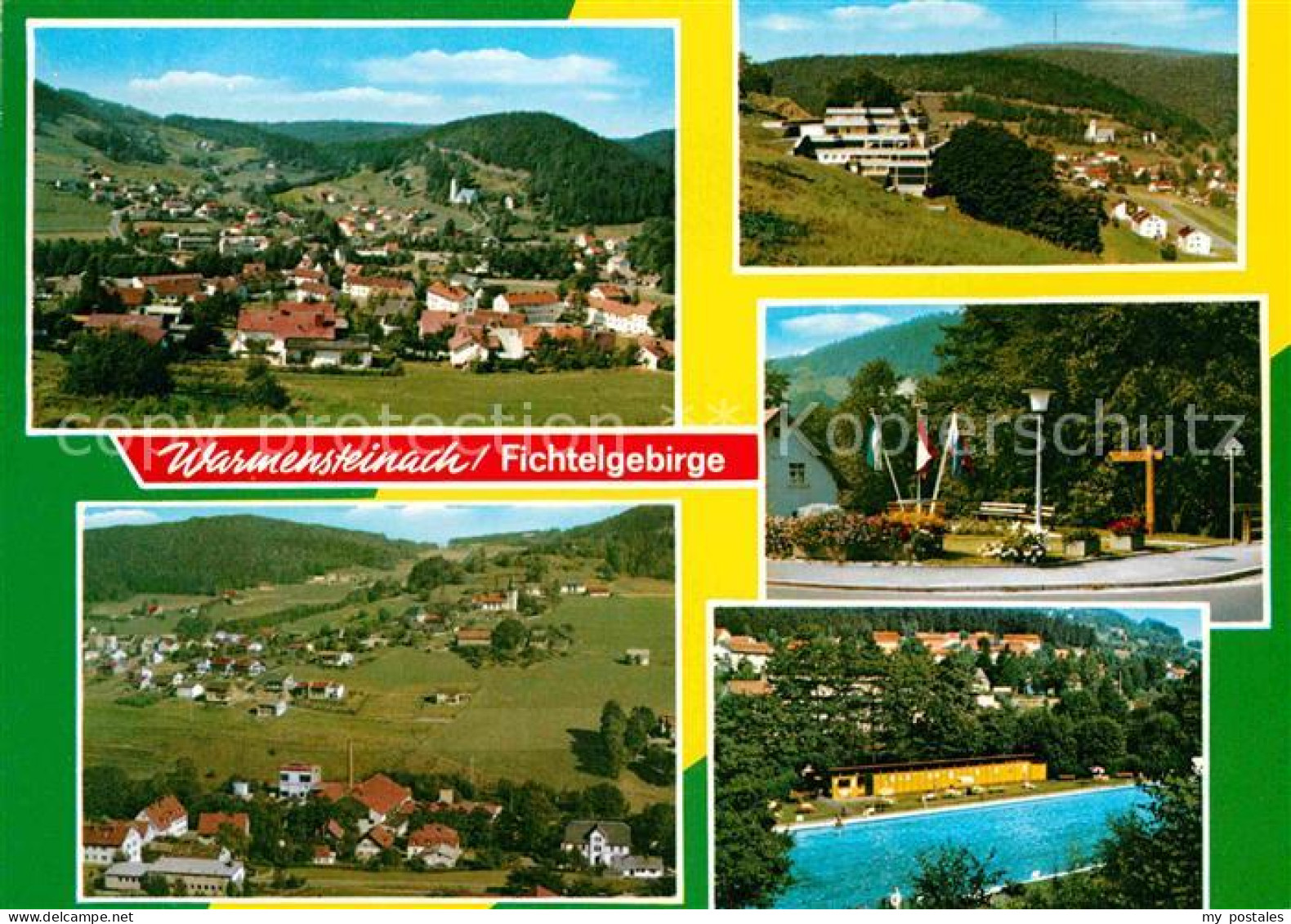 72740697 Warmensteinach Panorama Teilansichten Schwimmbad Warmensteinach Fichtel - Other & Unclassified