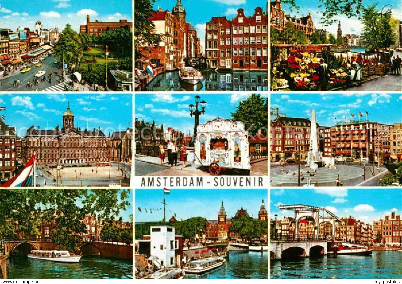 72740683 Amsterdam Niederlande Teilansichten Blumenmarkt Schloss Stadtplatz Grac - Sonstige & Ohne Zuordnung