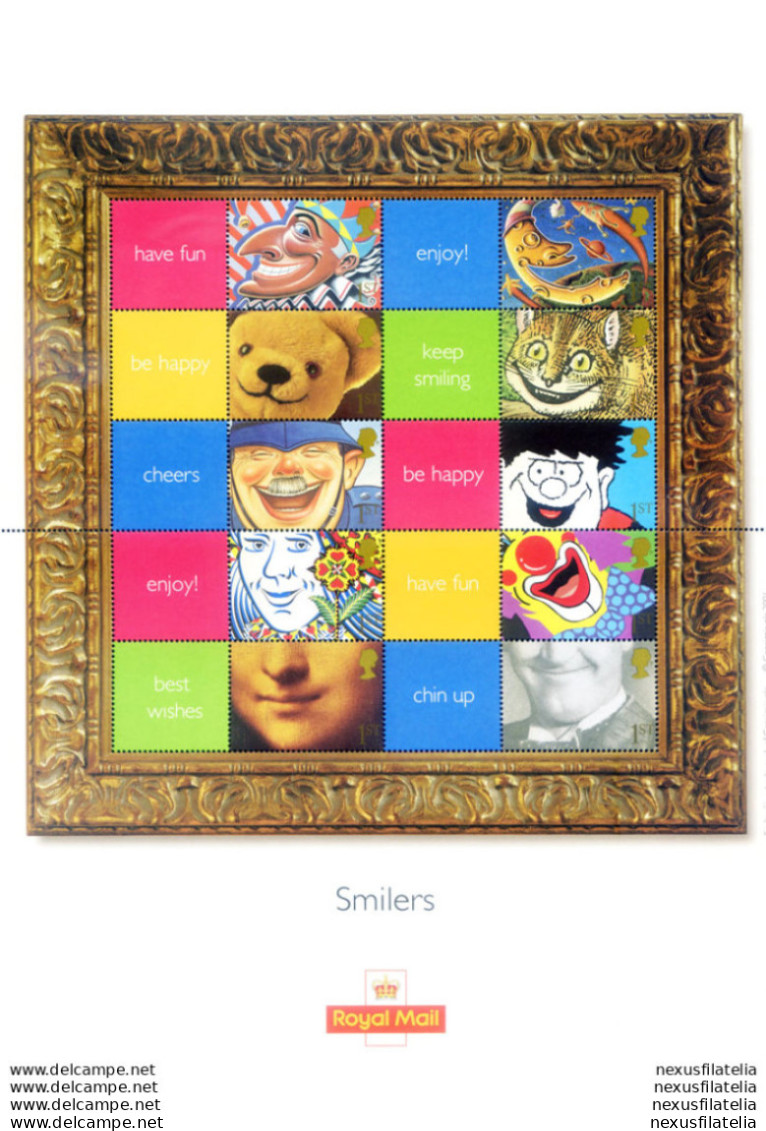 "Smilers" Tipo "Consignia Plc" 2001. - Blocs-feuillets