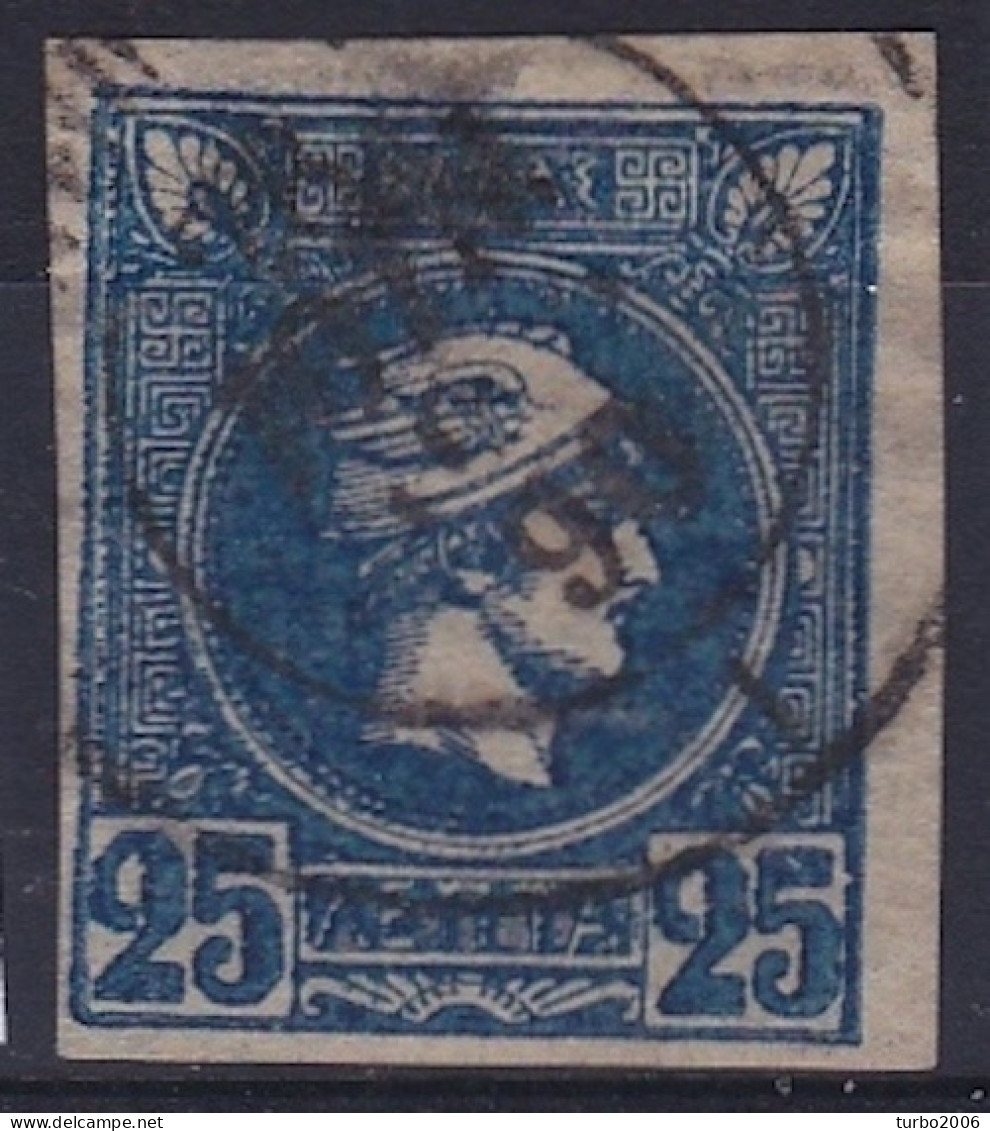 GREECE 1889-91 Small Hermes Head 25 L Indigo Vl. 92 - Used Stamps