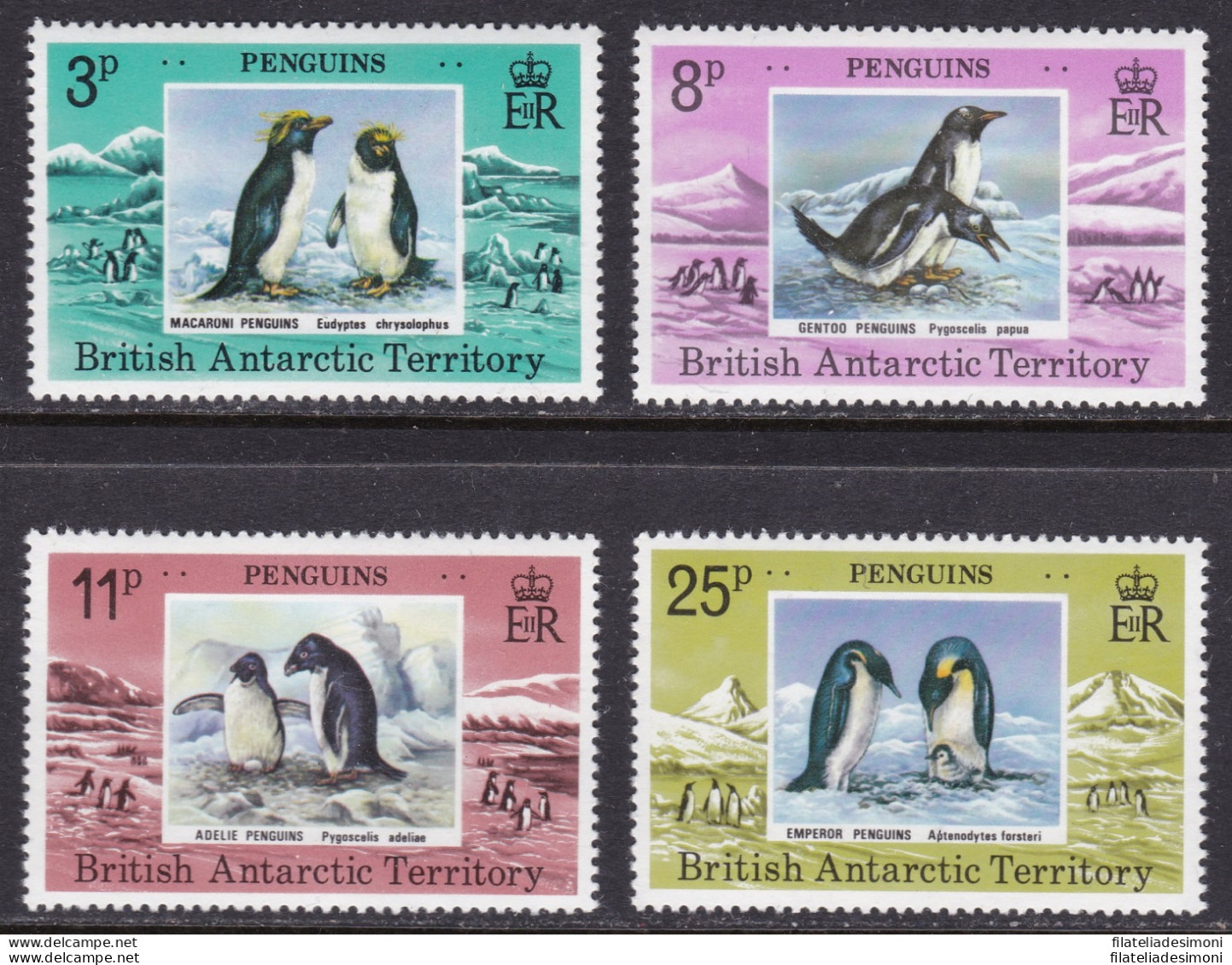 1979 ANTARTICO BRITANNICO - Pinguini -Yvert N. 78/81 MNH** - Autres & Non Classés