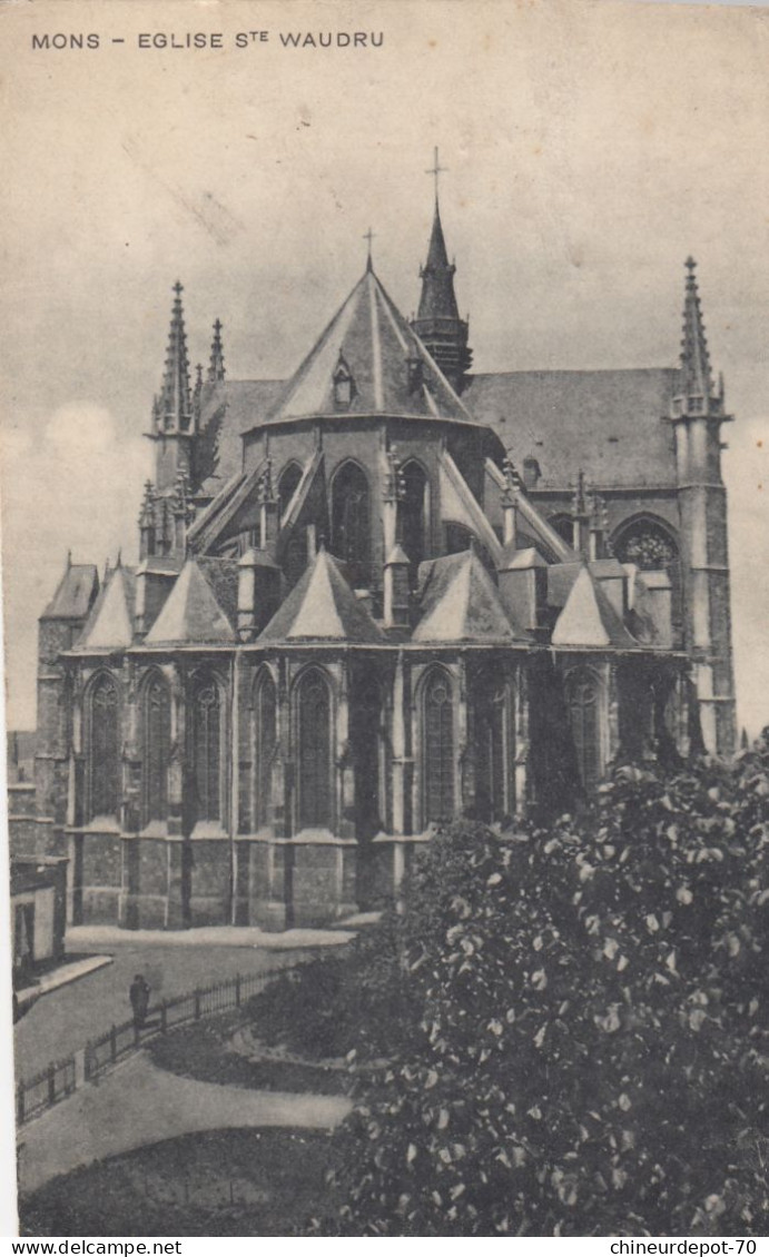 MONS    L EGLISE   SAINTE WAUDRU - Mons