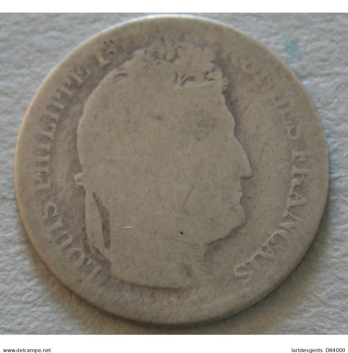 Louis Philippe Ier -1 Franc 1844 W Lille - Sonstige & Ohne Zuordnung