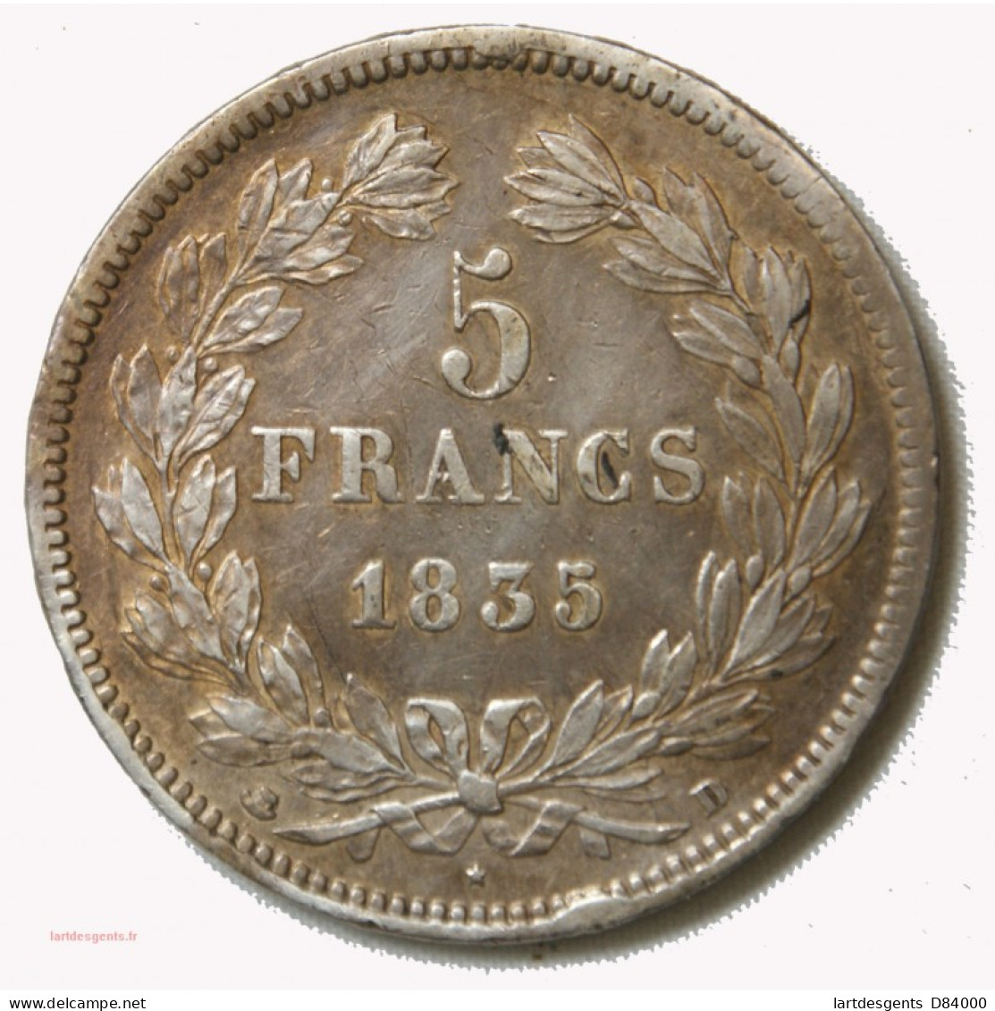 Louis Philippe Ier - écu 5 Francs 1835 D LYON TTB++ - Other & Unclassified