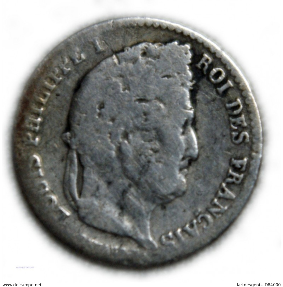FRANCE LOUIS PHILIPPE Ier 1/4 Franc 1845 A Paris , Lartdesgents - Autres & Non Classés
