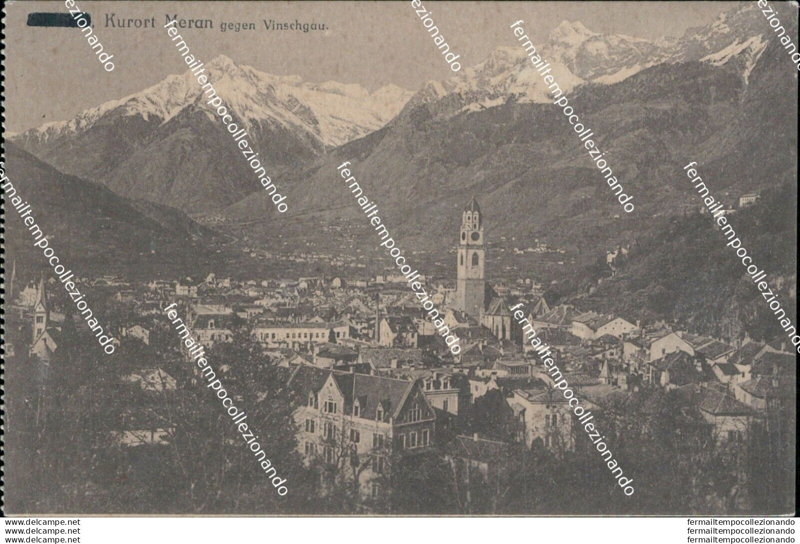 Bm166 Cartolina Kurort Meran Gegen Vinschgau Merano Provincia Di Bolzano - Bolzano