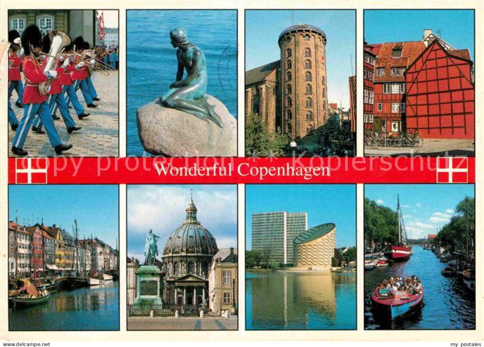 72739898 Copenhagen Kobenhavn Wache Statue Turm Hafen Denkmal Kanal Bootsfahrt H - Denmark