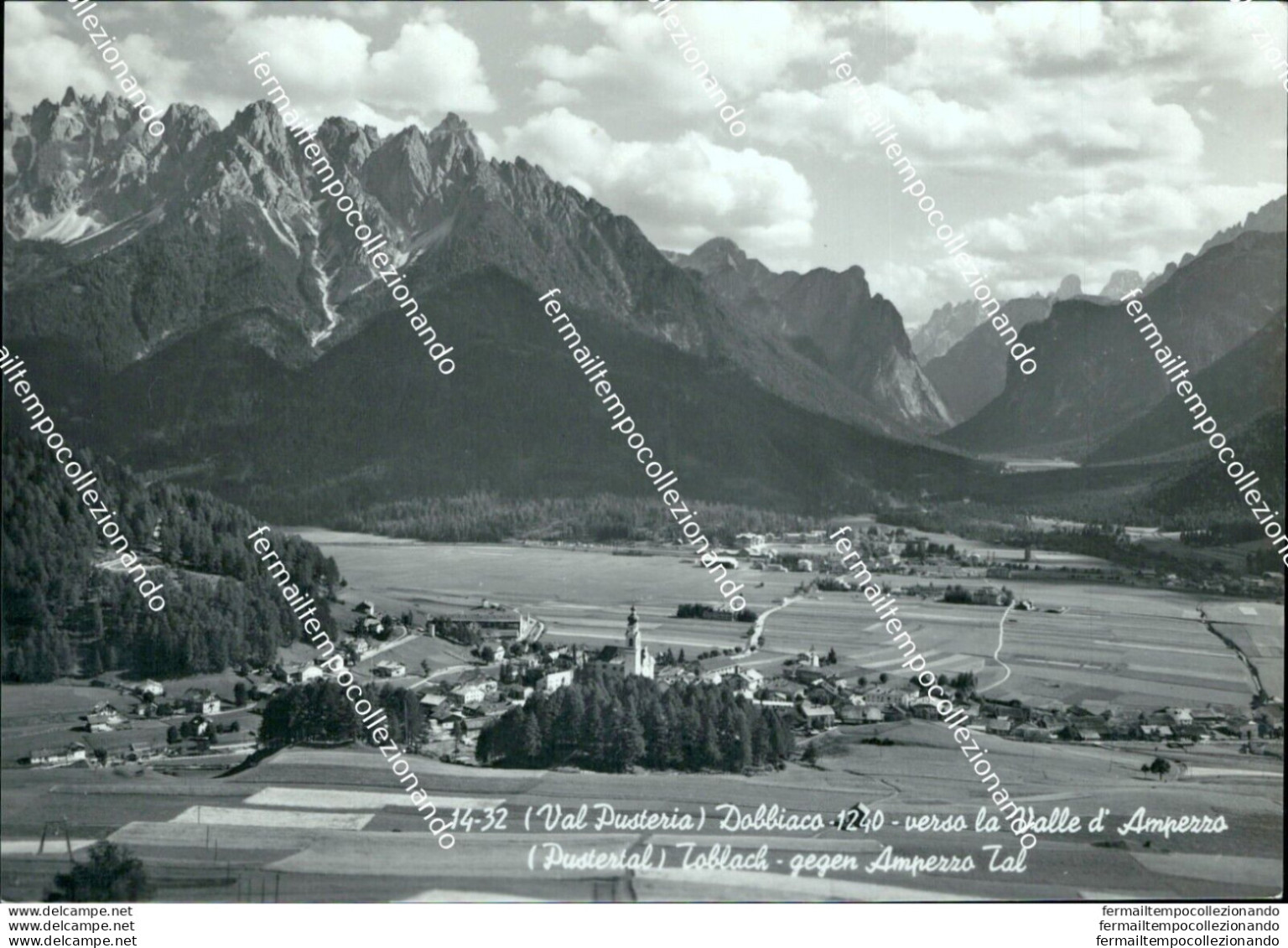 Bm221 Cartolina Dobbiaco Verso La Valle D'ampezzo Provincia Di Bolzano - Bolzano (Bozen)