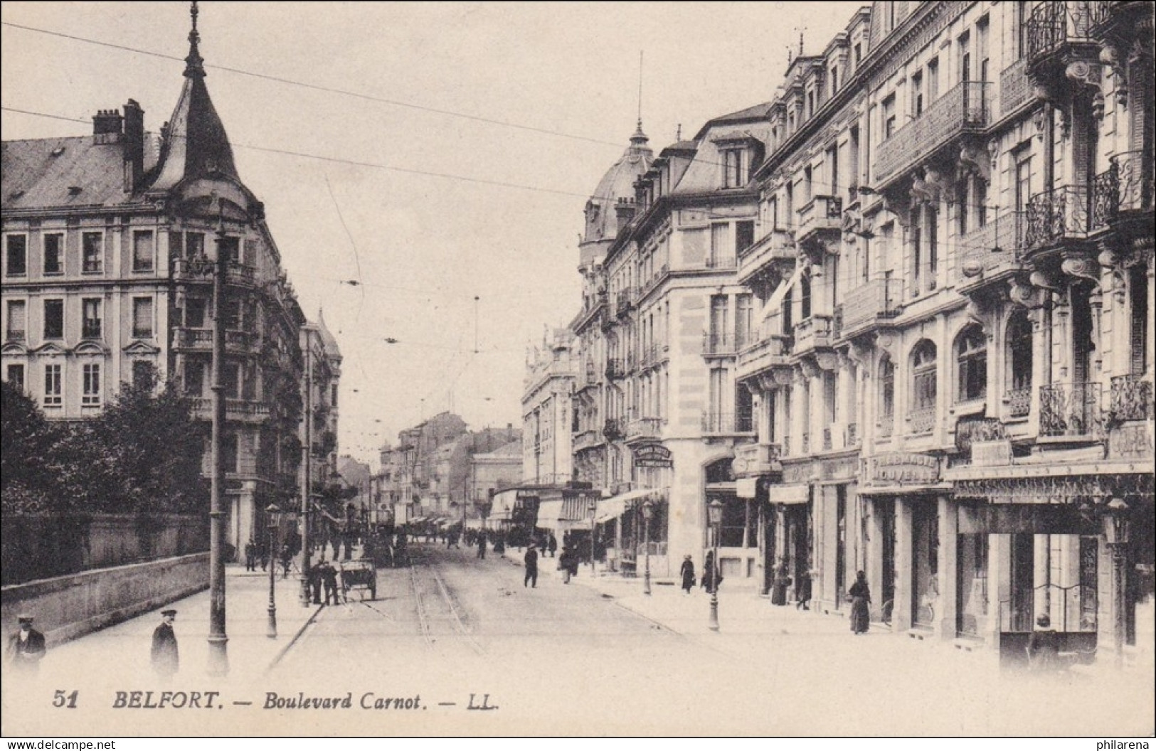 Elsass: Ansichtskarte Belfort/Illfort Nach Freiburg 1940 - Occupazione 1938 – 45