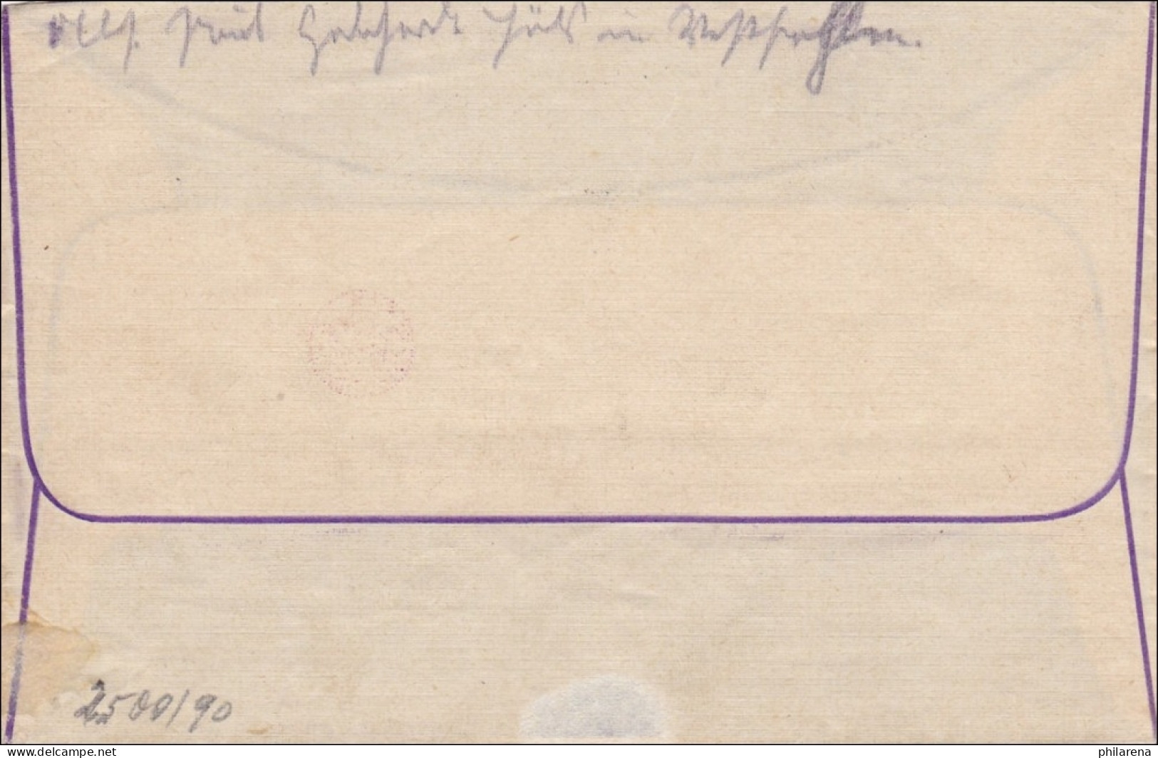 Gebühr Bezahlt: Brief Aus Auls 1923 - Briefe U. Dokumente