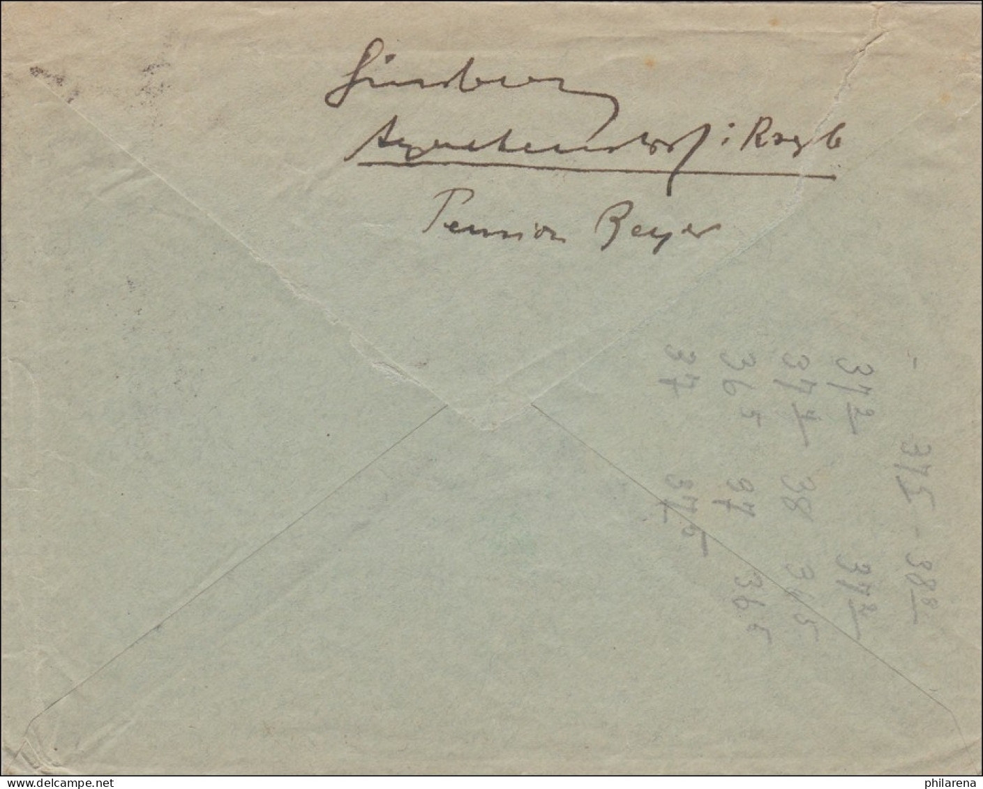 Gebühr Bezahlt: Brief Aus Agnetendorf 1923 Nach Berlin - Lettres & Documents
