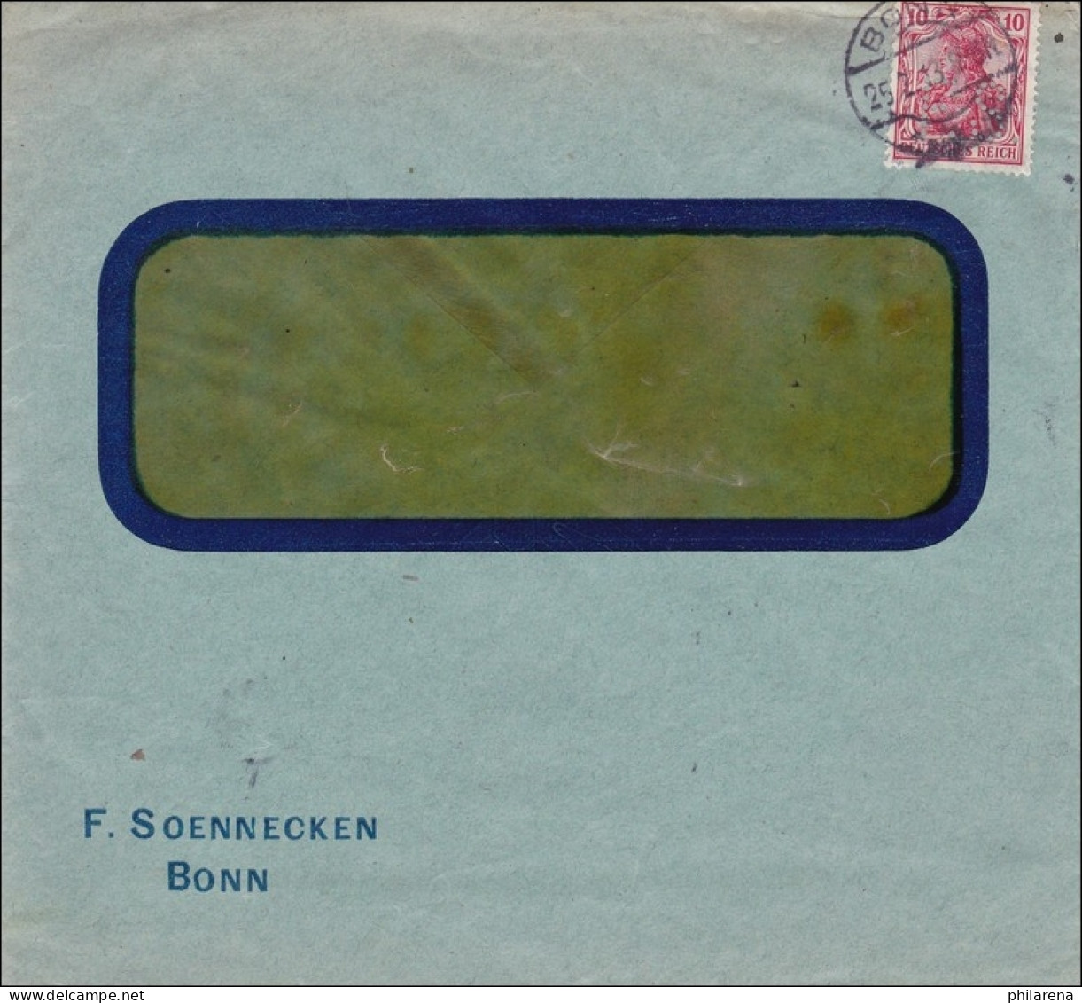 Perfin: Soennecken Bonn F.S. 1913 - Briefe U. Dokumente