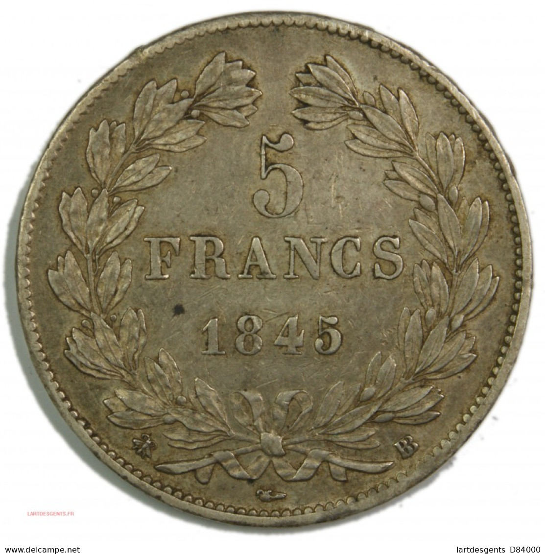 Louis Philippe Ier 5 Franc 1845 BB Strasbourg SUPERBE, Lartdesgents.fr - Sonstige & Ohne Zuordnung