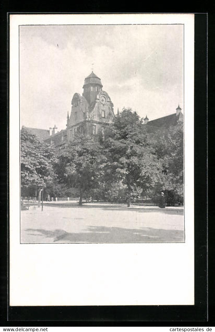 AK Berlin-Friedenau, Das Gymnasium  - Schöneberg