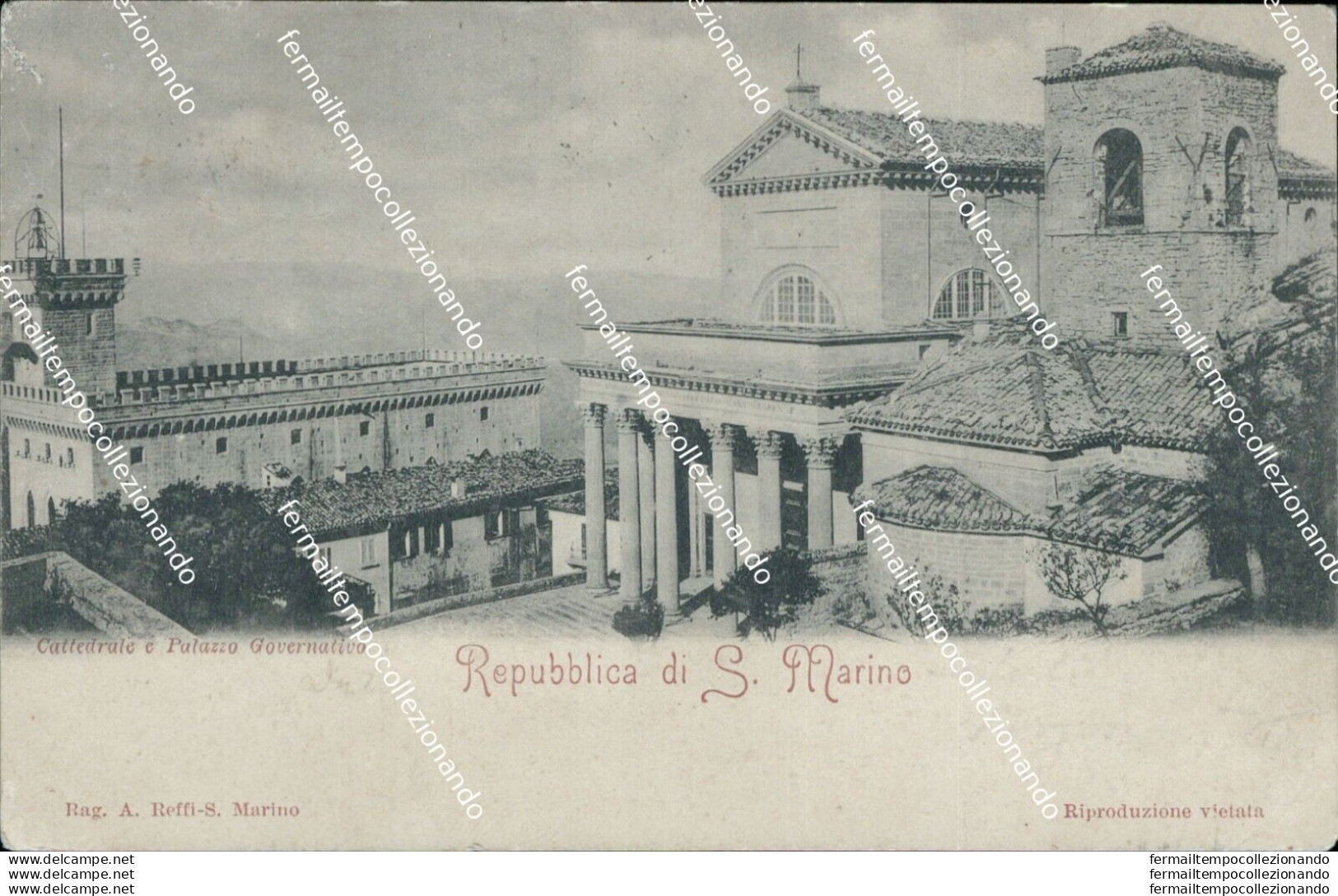 Bc316 Cartolina Repubblica Di San Marino Inizio 900 - San Marino