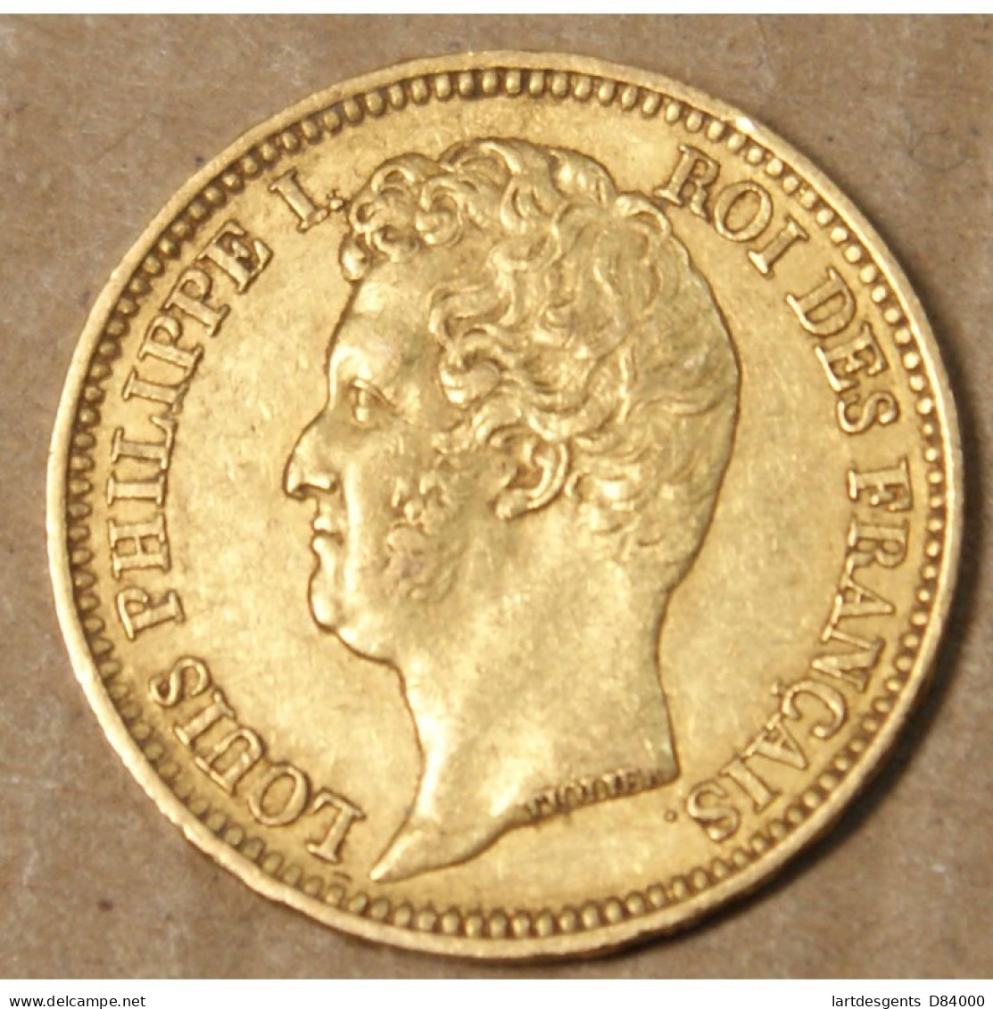 France LOUIS PHILIPPE Ier 20 Francs Or 1831 A (Fautée : Coin ébréché) , Lartdesgents.fr - Andere & Zonder Classificatie