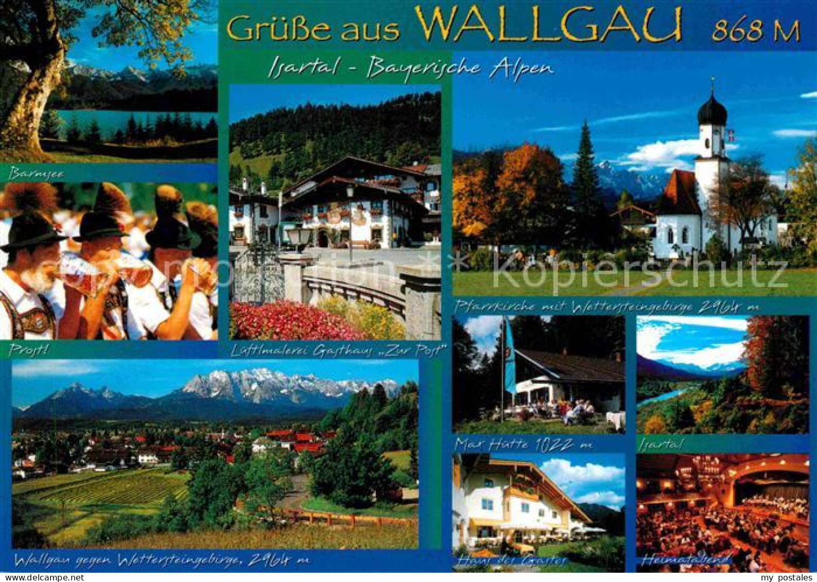 72739840 Wallgau Isartal Gasthaus Zur Post Max-Huette Wallgau - Other & Unclassified