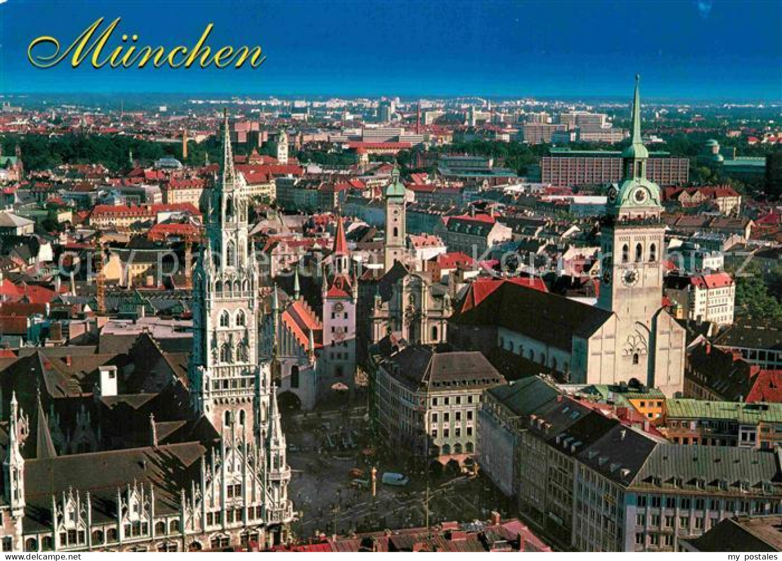 72739750 Muenchen Fliegeraufnahme Altstadt Muenchen - Muenchen