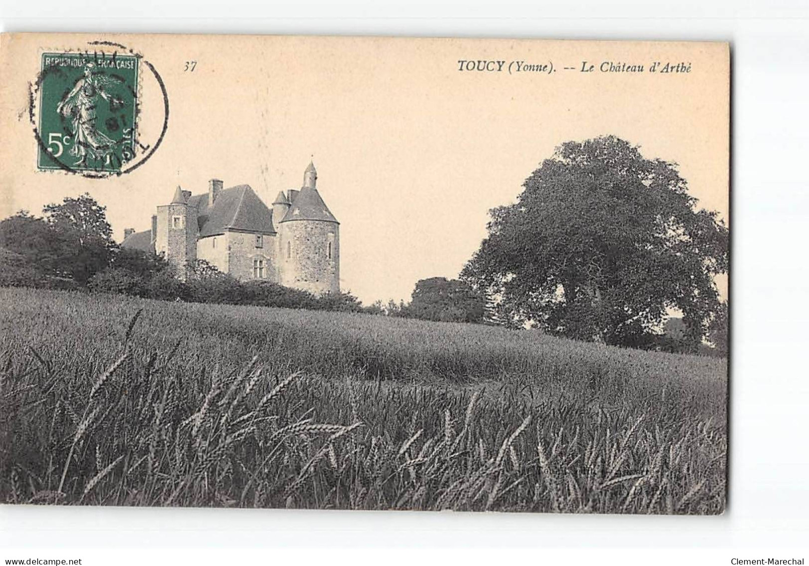 TOUCY - Le Château D'Arthé - Très Bon état - Toucy
